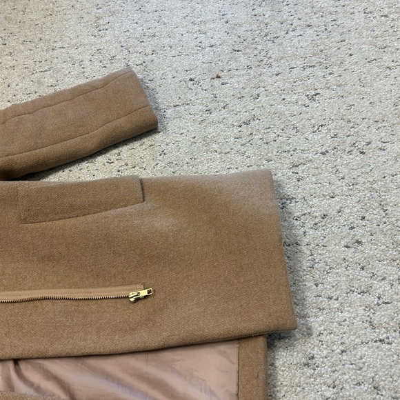J.Crew size 6 wool blend coat in good used used condition lining has rip - Picture 9 of 10